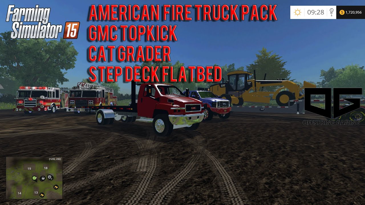 Farming Simulator 2019 American Fire Truck Mods